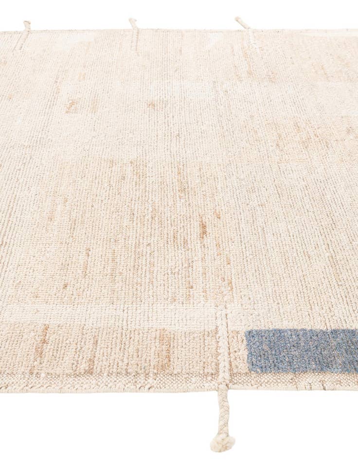 Detail image of  5' 2 x 7' 6  Hand Knotted Moroccan Wool Rug