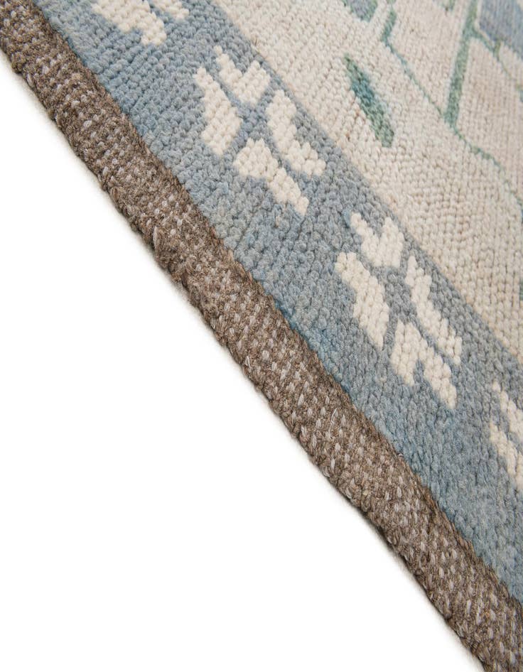 Detail image of  8' 8 x 10'  Hand Knotted Moroccan Wool Rug