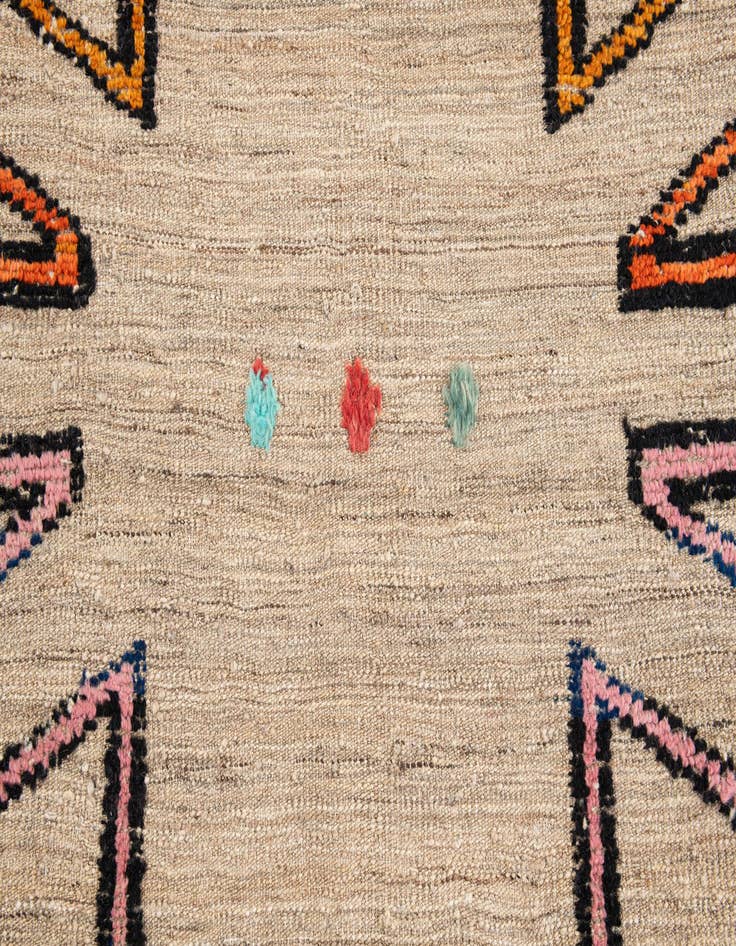 Detail image of  8' 5 x 10' 6  Hand Knotted Moroccan Wool Rug