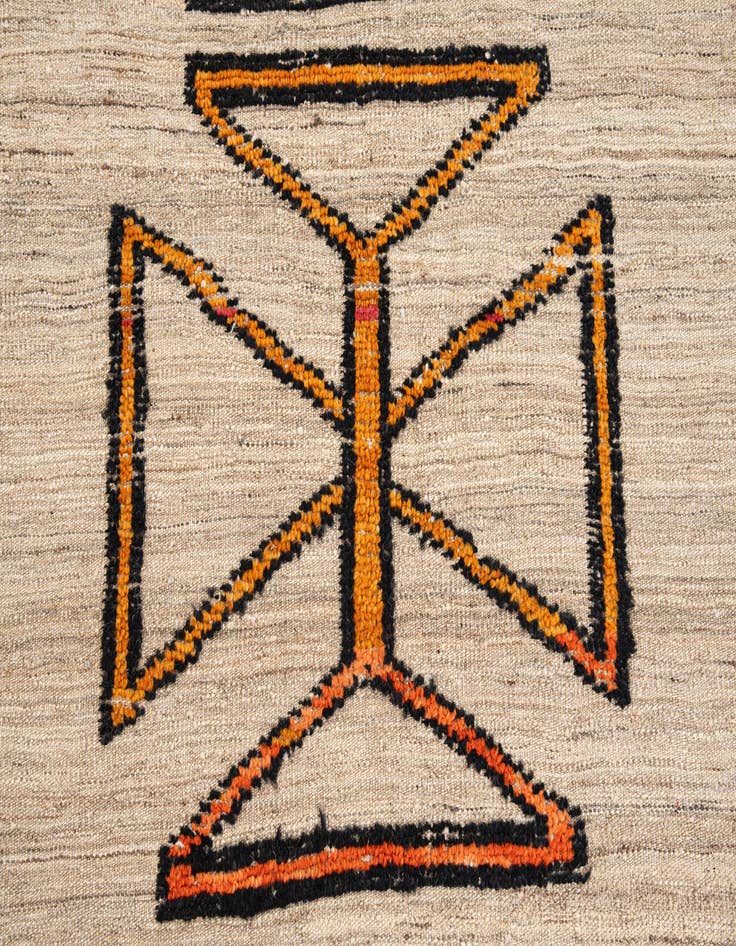 Detail image of  8' 5 x 10' 6  Hand Knotted Moroccan Wool Rug