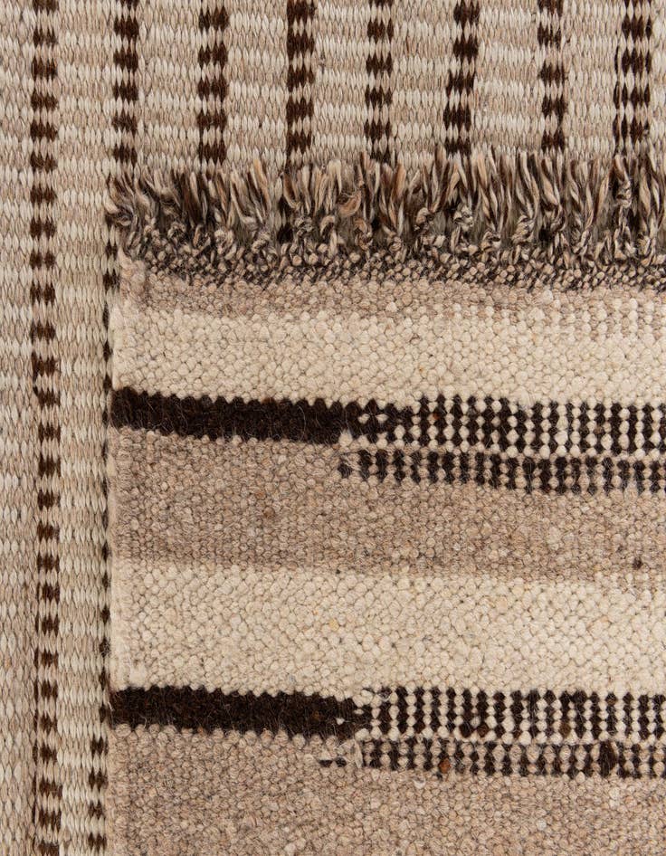 Detail image of  8' 1 x 11' 5  Hand Knotted Moroccan Wool Rug