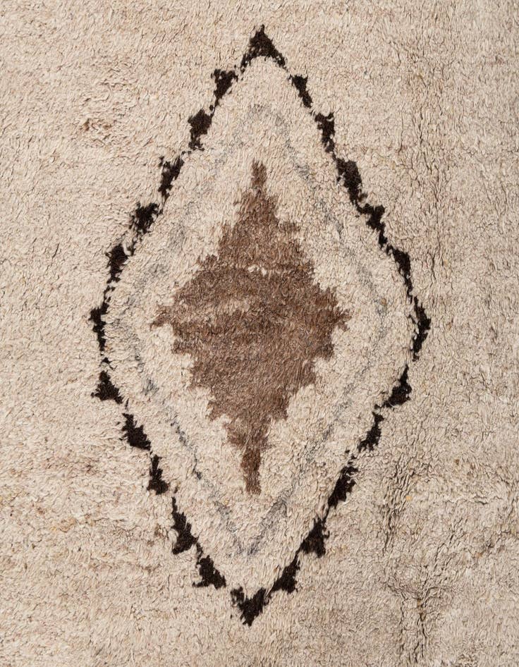Detail image of  8' 6 x 9' 7  Hand Knotted Moroccan Wool Rug
