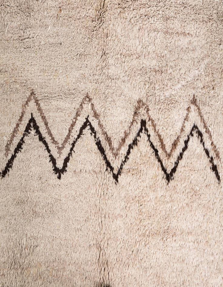 Detail image of  8' 6 x 9' 7  Hand Knotted Moroccan Wool Rug