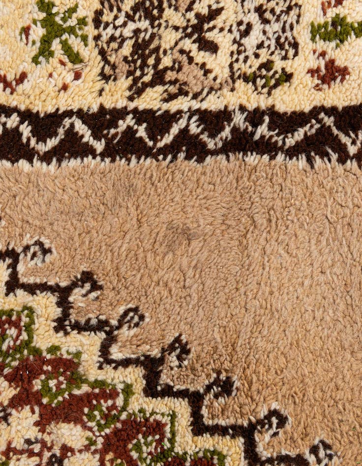Detail image of  8' x 12' 1  Hand Knotted Moroccan Wool Rug