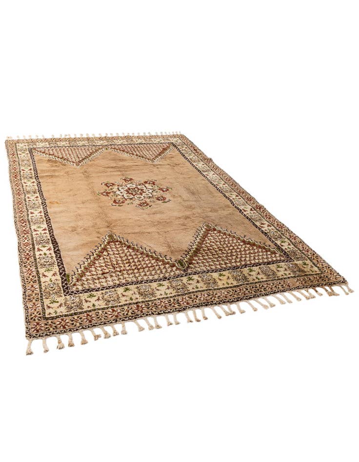 Detail image of  8' x 12' 1  Hand Knotted Moroccan Wool Rug