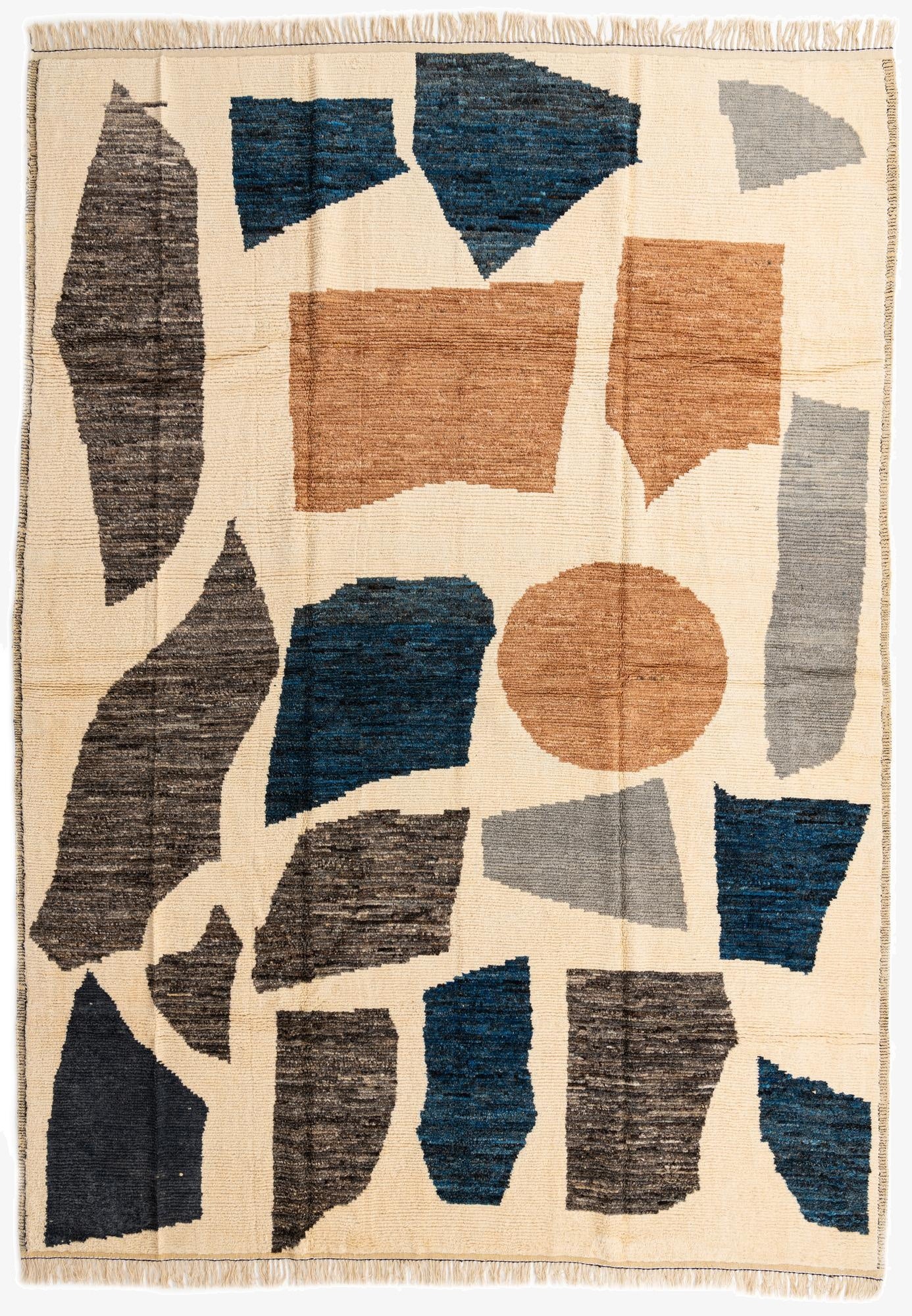  10' 2 x 14' 2  Hand Knotted Moroccan Wool Rug