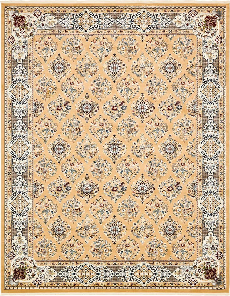 Detail image of  10' x 13' Nain Design Rug