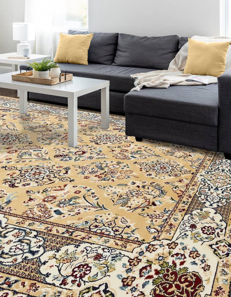 Detail image of  10' x 13' Nain Design Rug