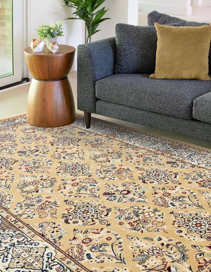 Detail image of  10' x 13' Nain Design Rug