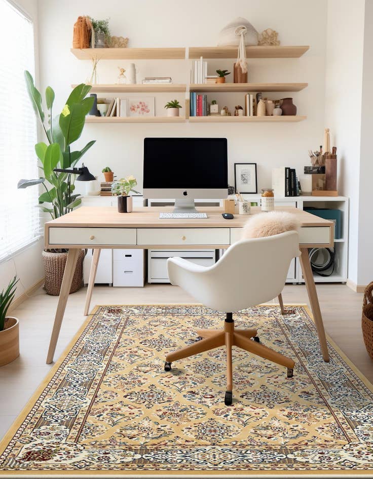 Detail image of  10' x 13' Nain Design Rug