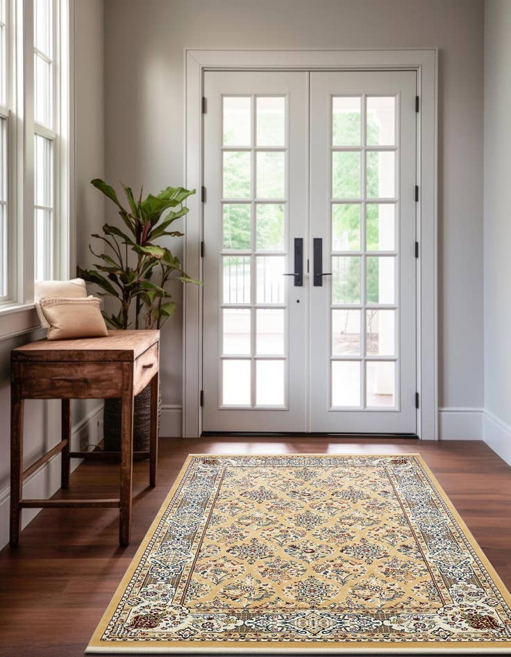 Detail image of  10' x 13' Nain Design Rug