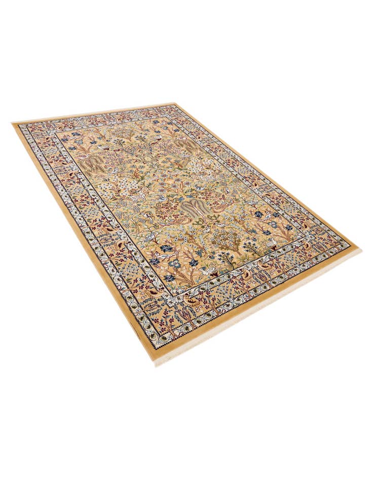 Detail image of  5' 3 x 8' Nain Design Rug