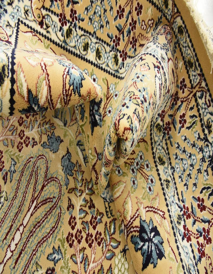 Detail image of  5' 3 x 8' Nain Design Rug