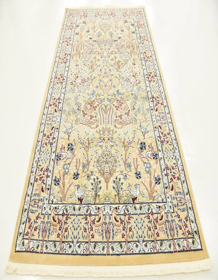 Detail image of  5' 3 x 8' Nain Design Rug