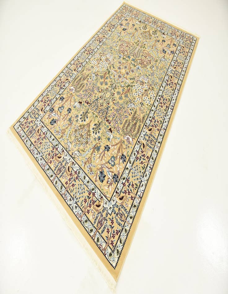 Detail image of  5' 3 x 8' Nain Design Rug