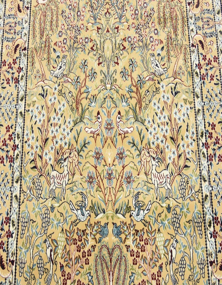 Detail image of  5' 3 x 8' Nain Design Rug