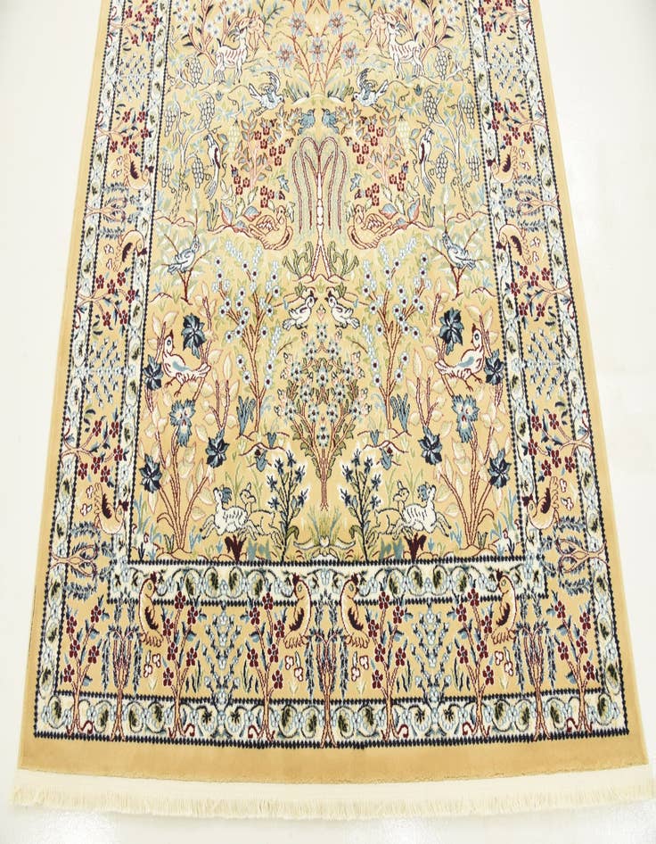 Detail image of  5' 3 x 8' Nain Design Rug