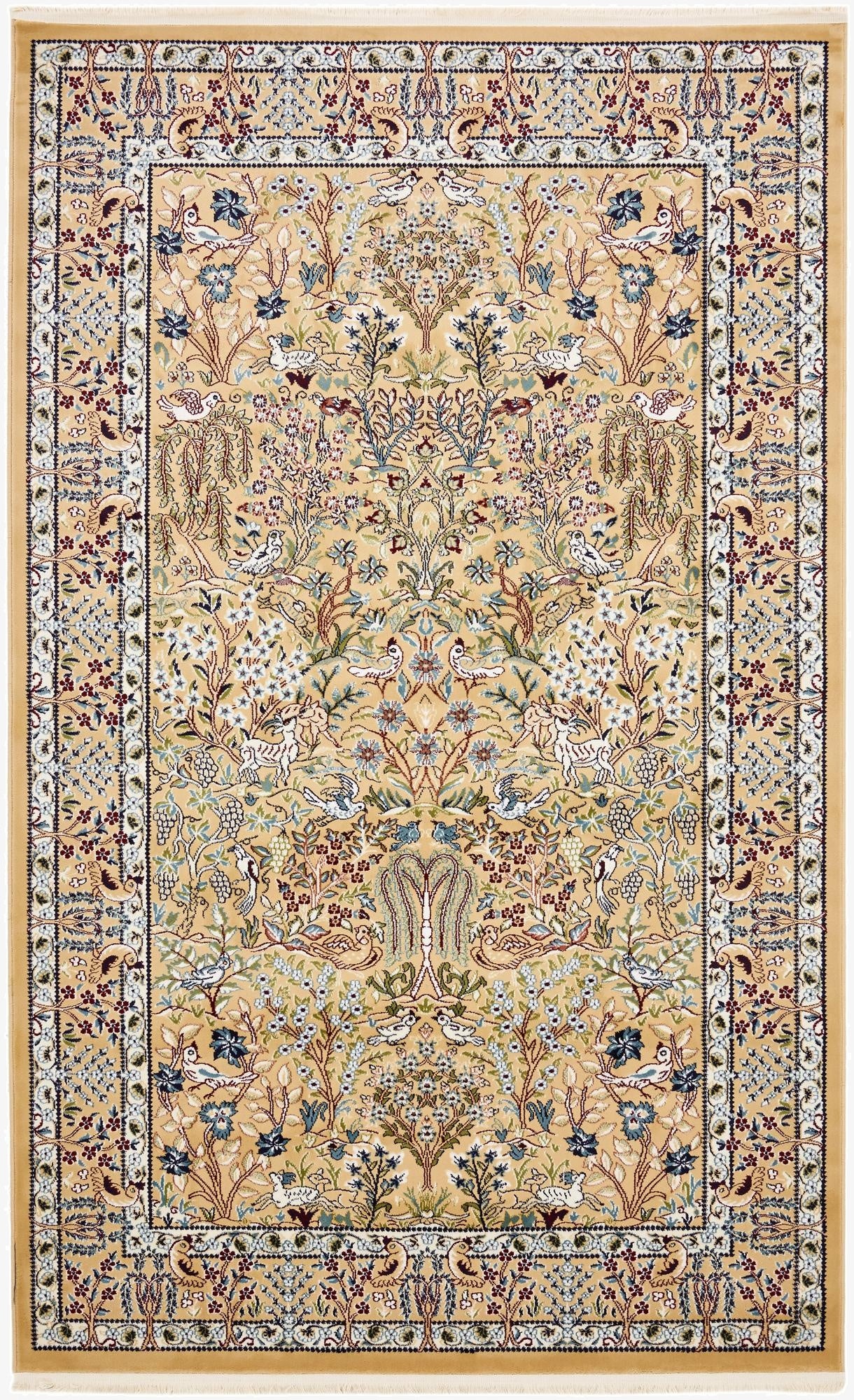 Primary image  5' 3 x 8' Nain Design Rug