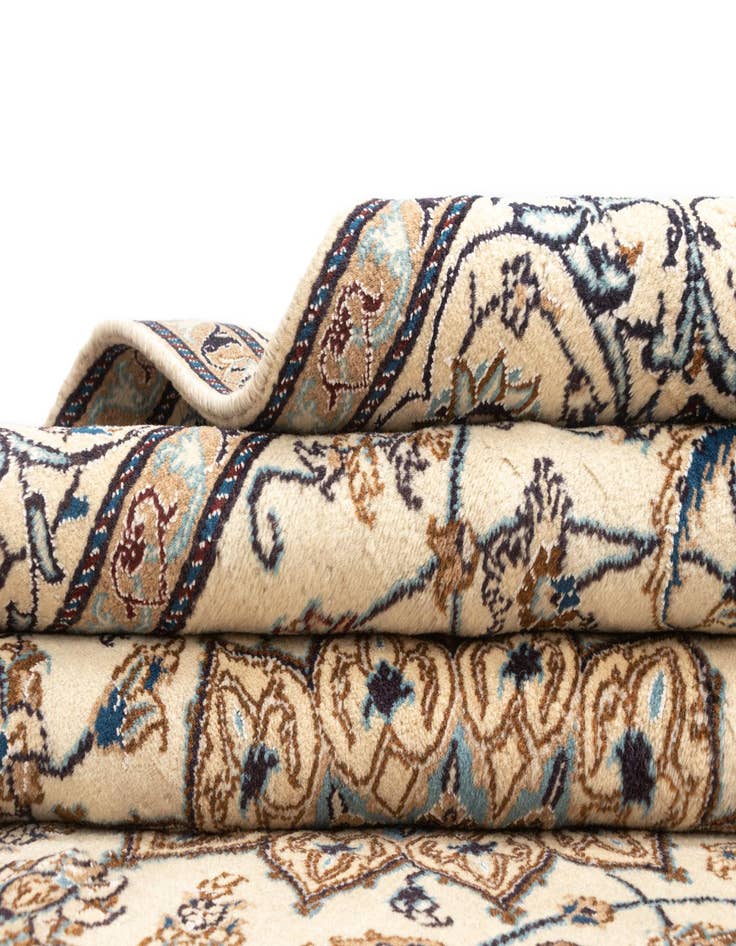 Detail image of  6' 4 x 10' Nain Wool Rug