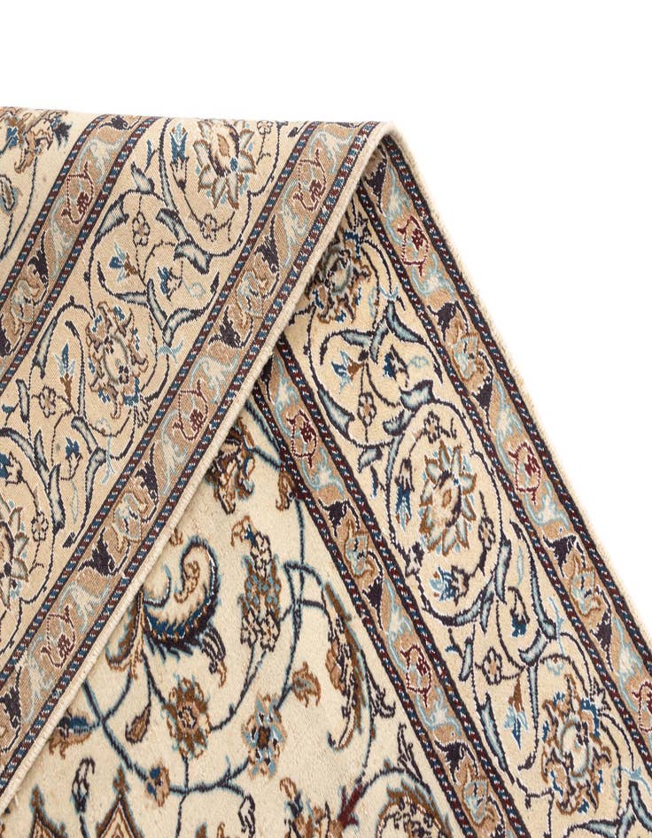 Detail image of  6' 4 x 10' Nain Wool Rug