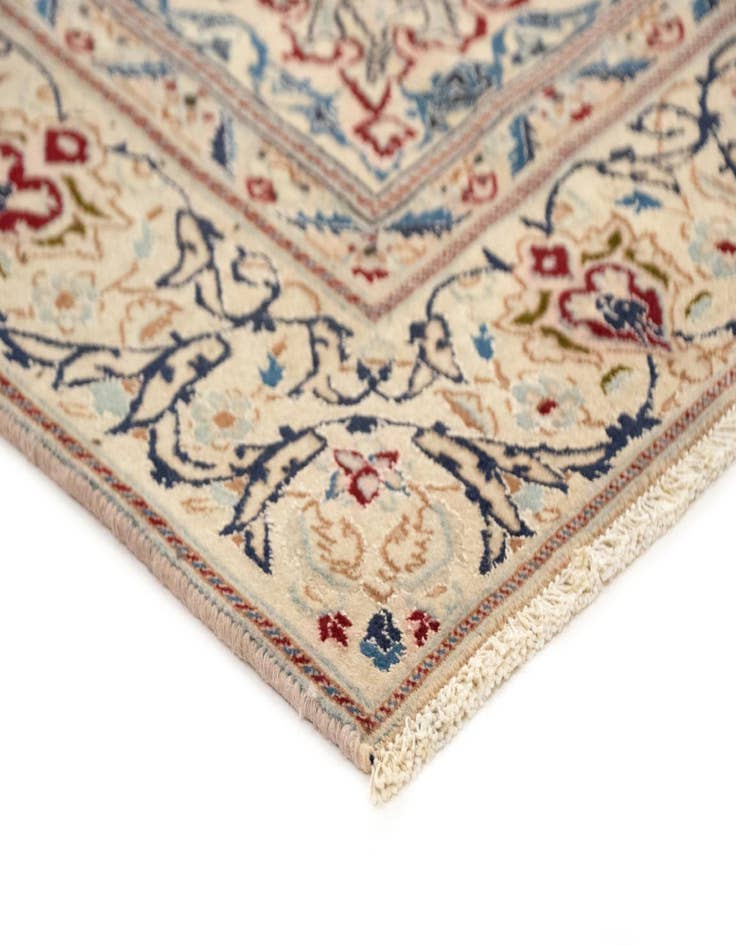 Detail image of  6' 2 x 9' 7  Hand Knotted Nain Persian Rug