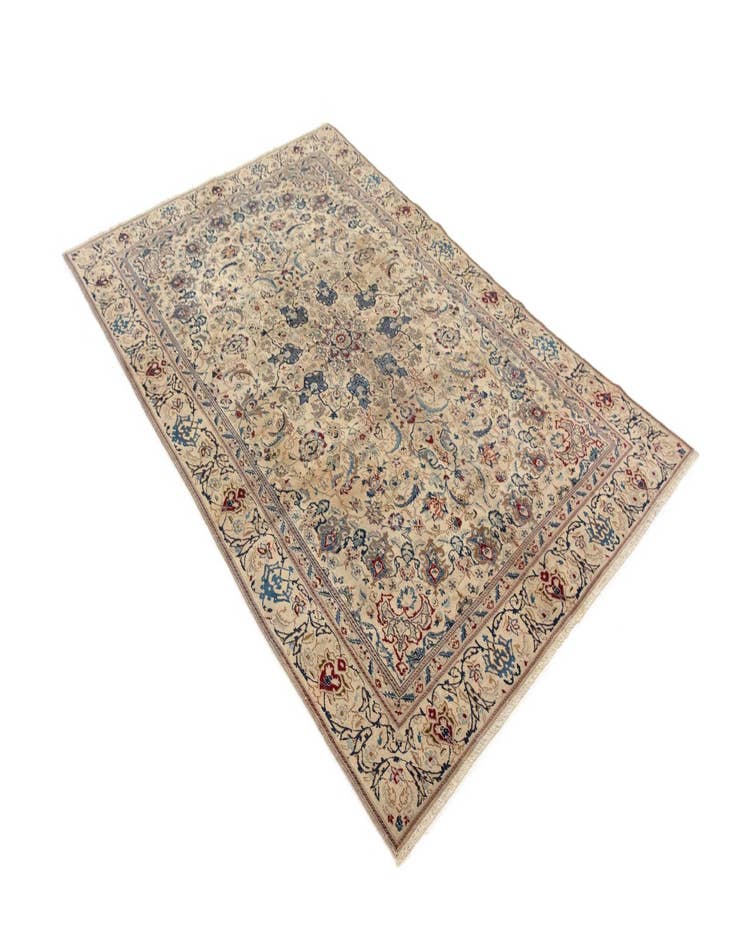 Detail image of  6' 2 x 9' 7  Hand Knotted Nain Persian Rug