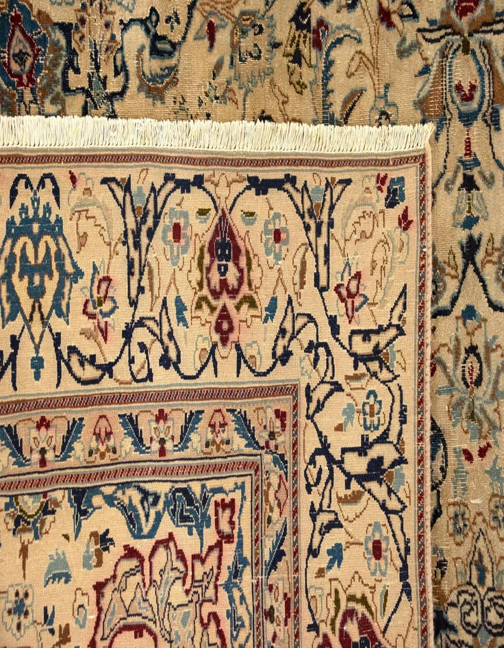 Detail image of  6' 2 x 9' 7  Hand Knotted Nain Persian Rug