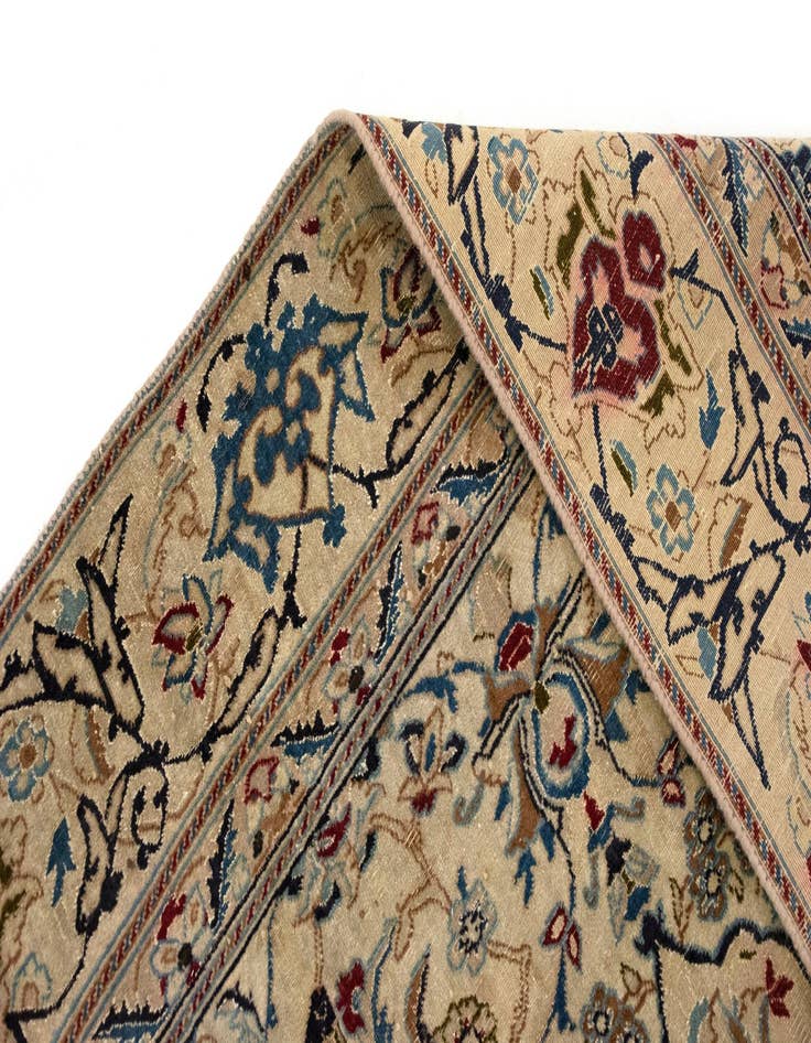 Detail image of  6' 2 x 9' 7  Hand Knotted Nain Persian Rug