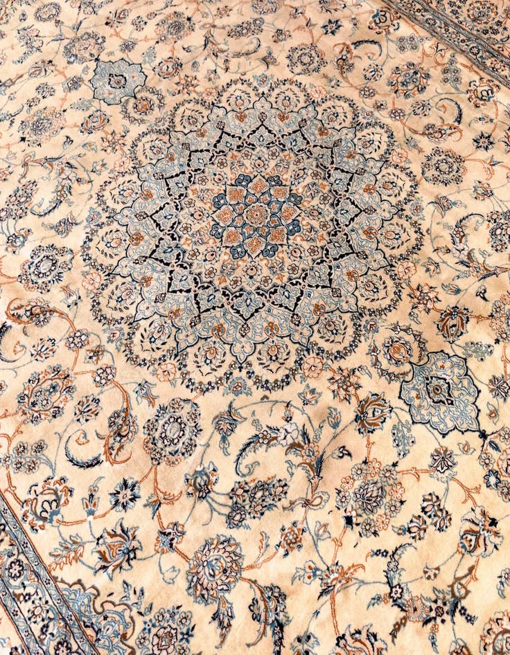 Detail image of  9' 5 x 13' Nain Rug