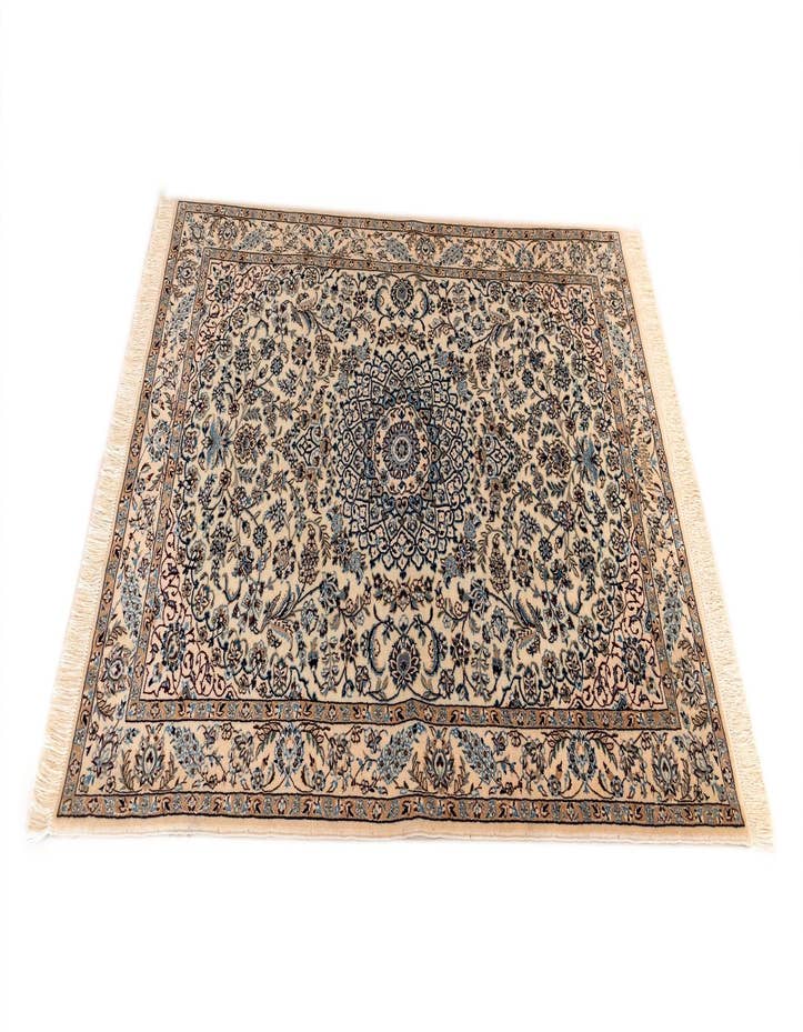 Detail image of  3' 5 x 5' 3 Nain Rug