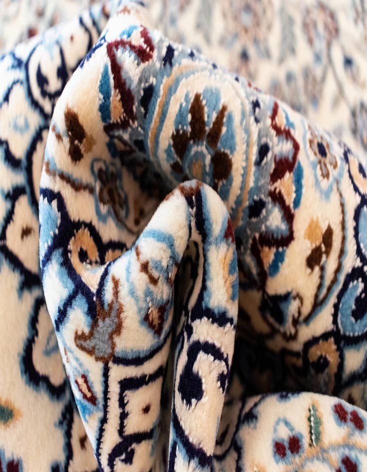 Detail image of  3' 5 x 5' 3 Nain Rug