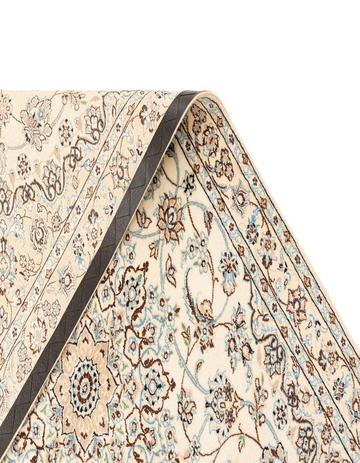 Detail image of  3' 5 x 5' 1  Hand Knotted Nain Rug