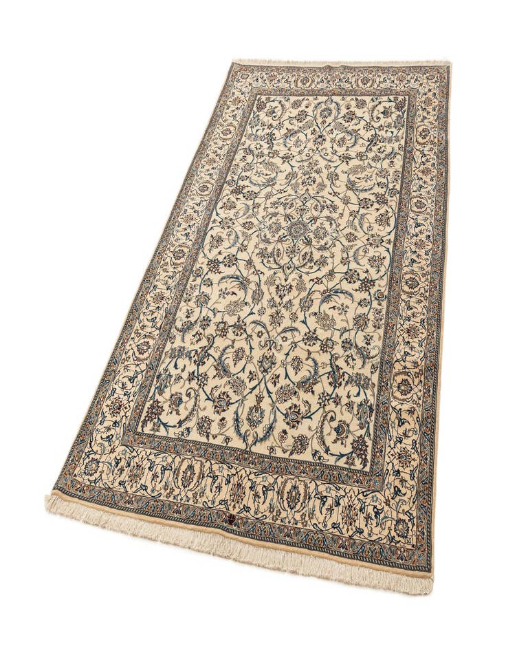 Detail image of  5' 7 x 8' 7  Hand Knotted Nain Rug