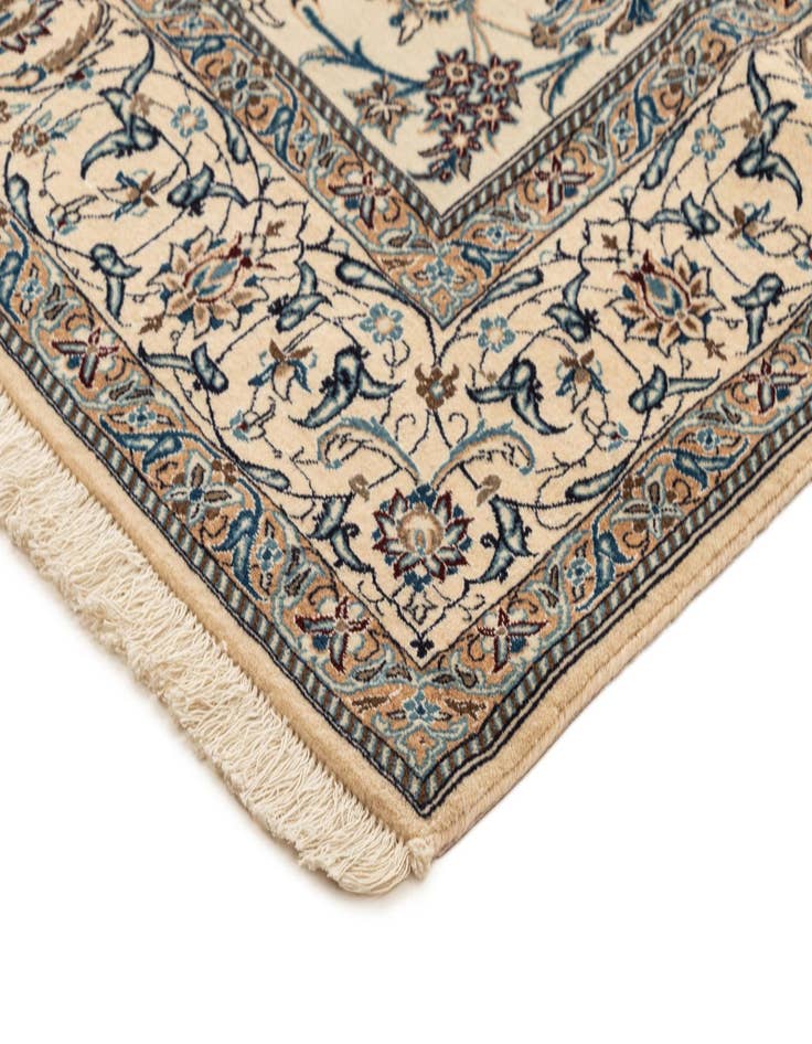 Detail image of  5' 7 x 8' 7  Hand Knotted Nain Rug