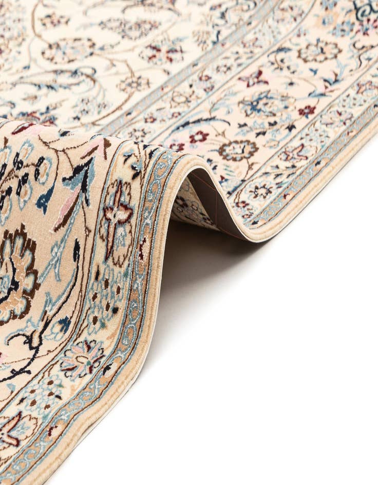 Detail image of  6' 11 x 10' 2  Hand Knotted Nain Rug