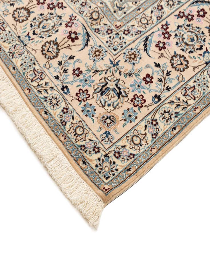 Detail image of  6' 11 x 10' 2  Hand Knotted Nain Rug