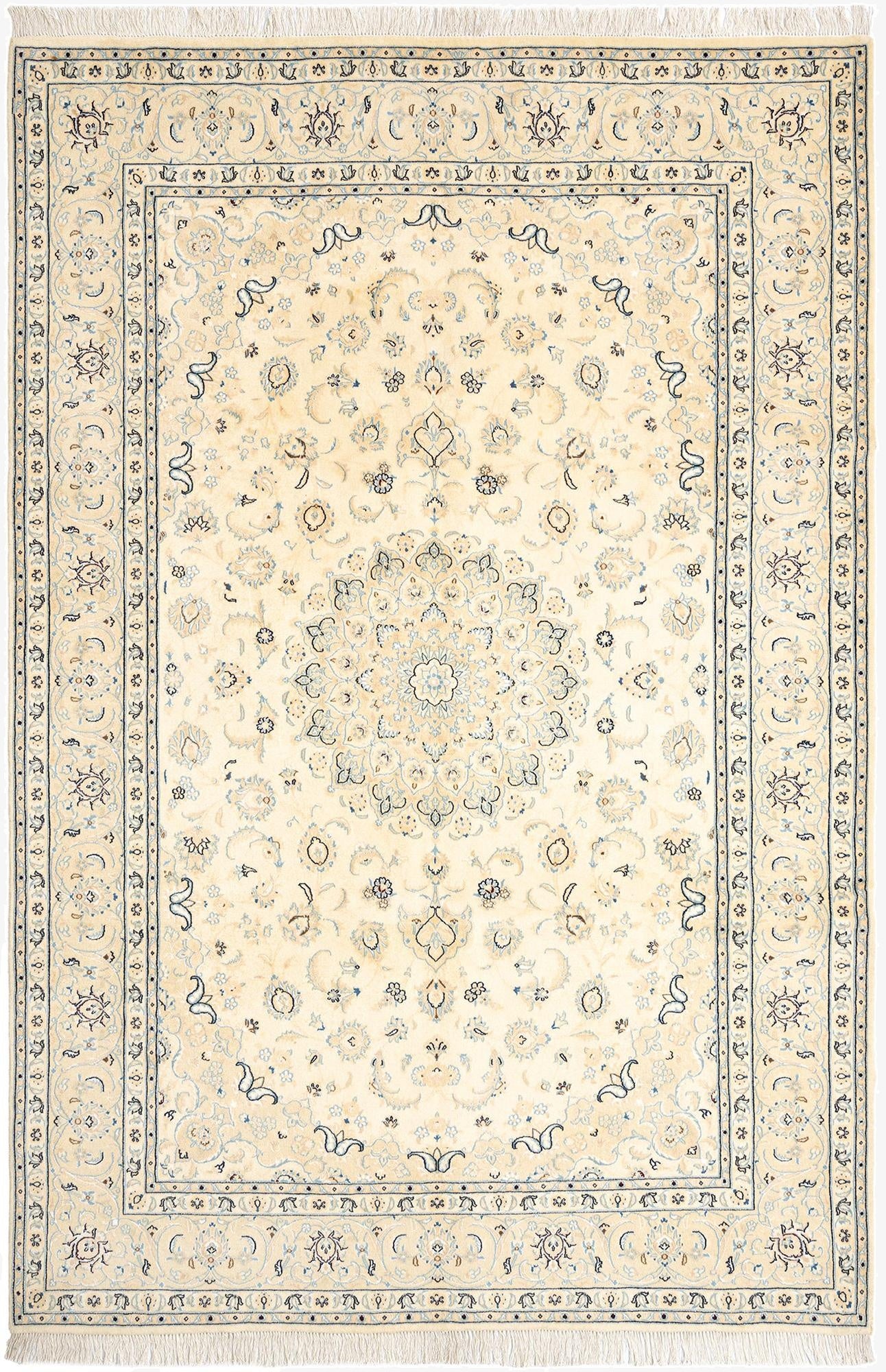  6' 6 x 9' 8 Nain Wool Rug