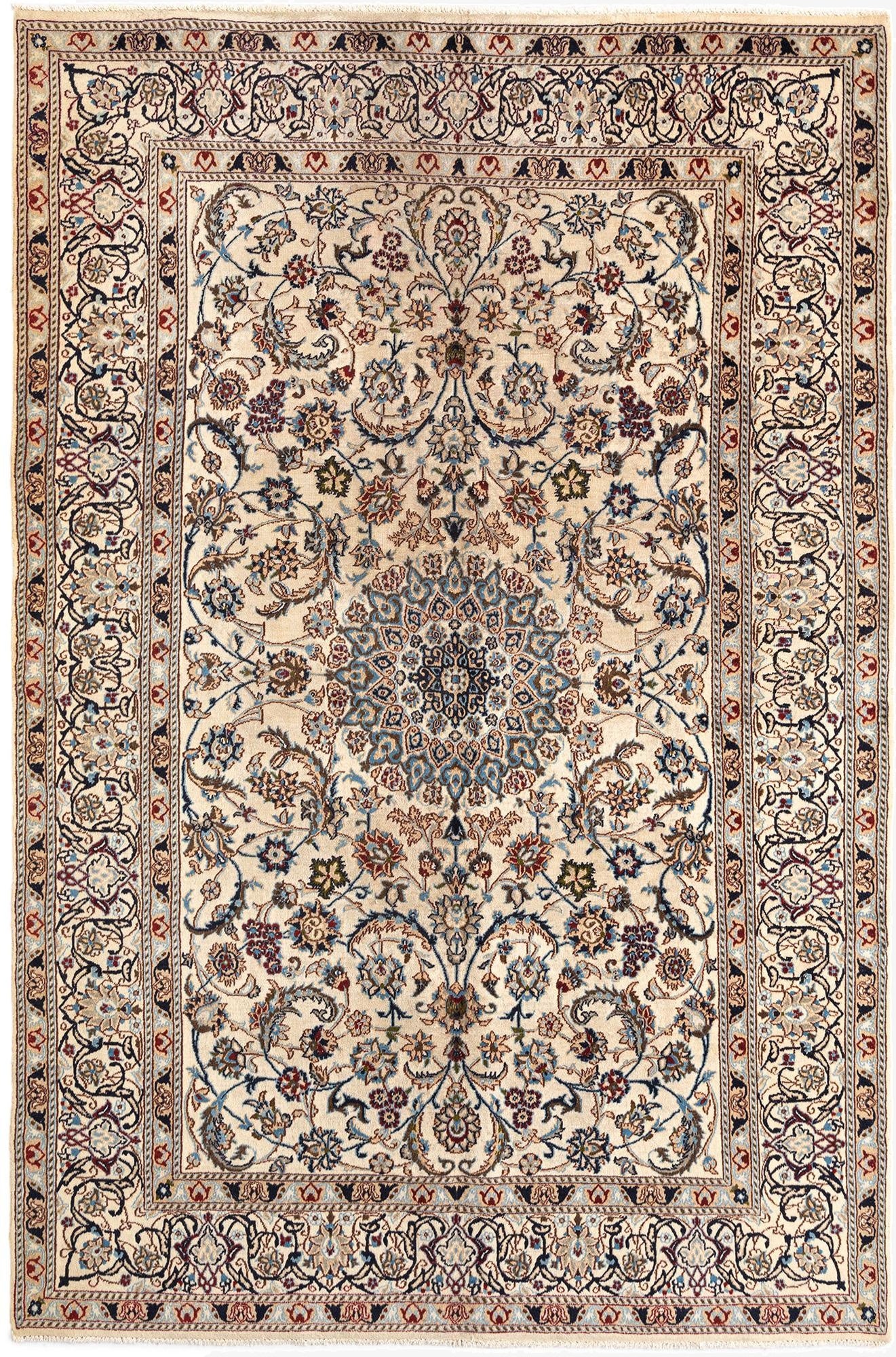  6' 5 x 9' 10 Nain Wool Rug