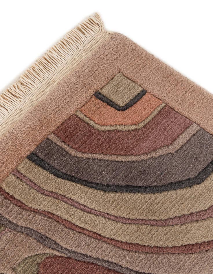 Detail image of  8' 6 x 11' 10  Hand Knotted Nepal Wool Rug