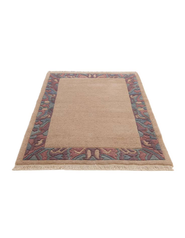 Detail image of  3' 11 x 5' 9  Hand Knotted Nepal Wool Rug