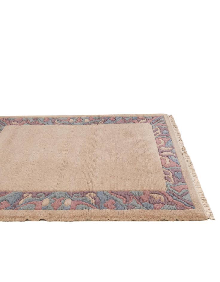 Detail image of  3' 11 x 5' 9  Hand Knotted Nepal Wool Rug