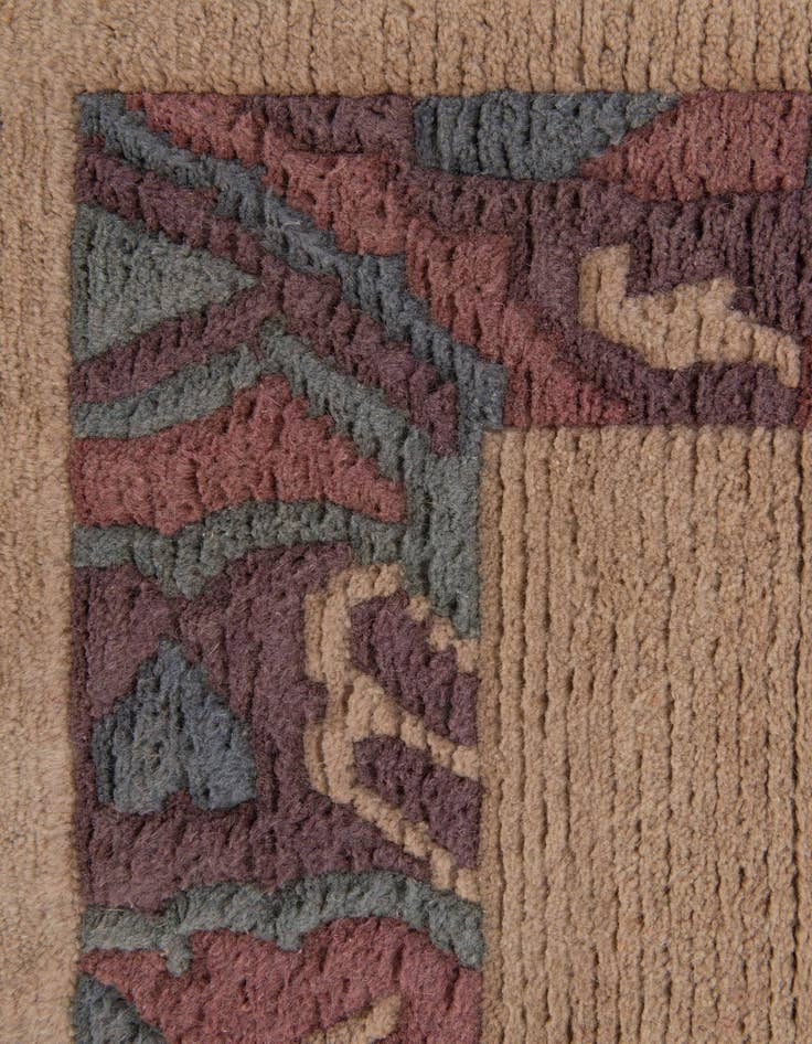 Detail image of  3' 11 x 5' 9  Hand Knotted Nepal Wool Rug