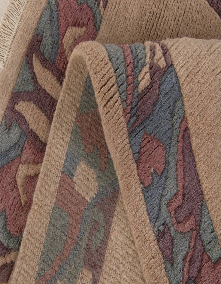 Detail image of  3' 11 x 5' 9  Hand Knotted Nepal Wool Rug