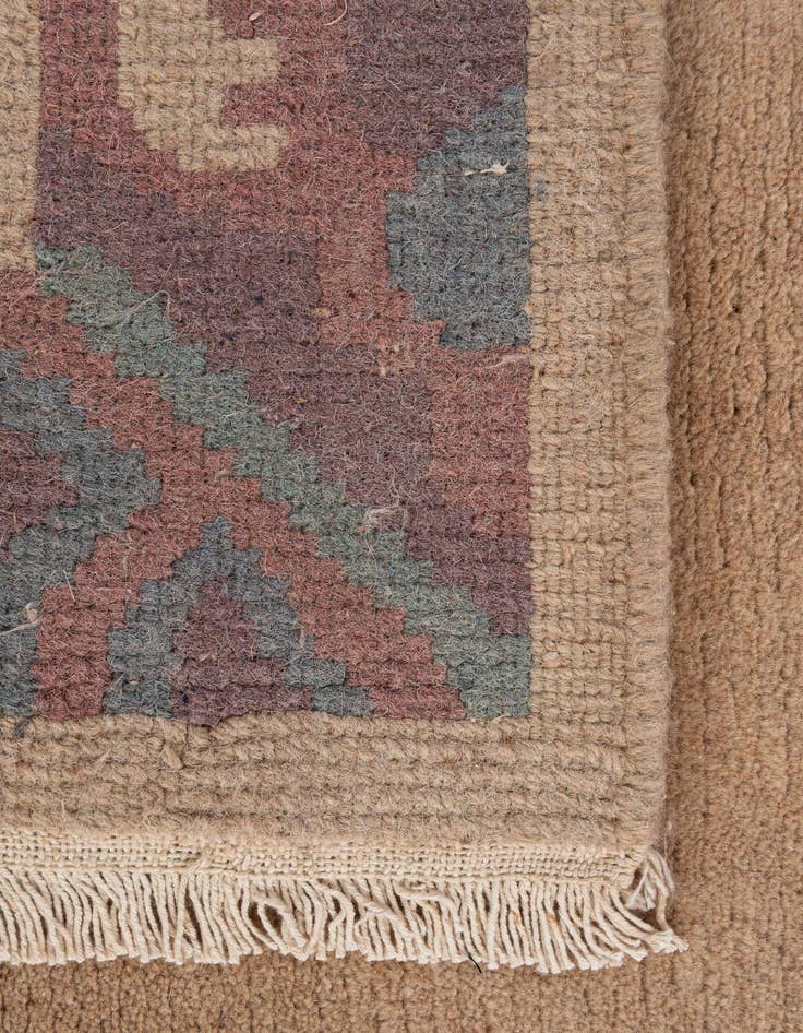 Detail image of  4' x 5' 9  Hand Knotted Nepal Wool Rug