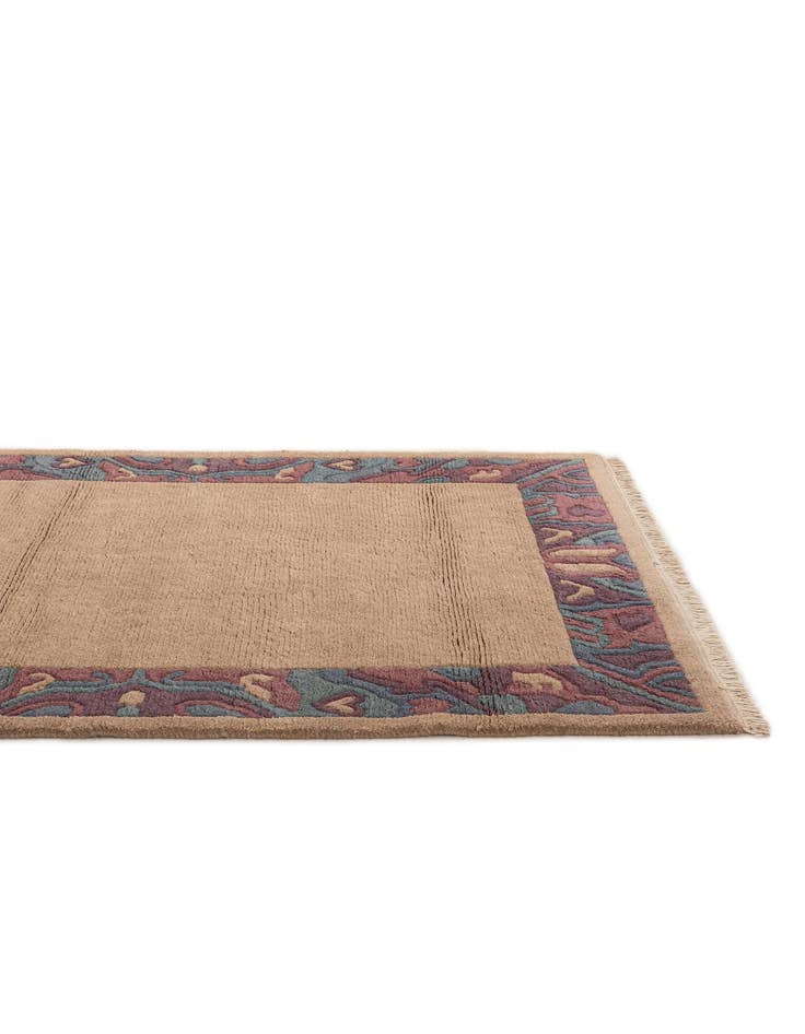 Detail image of  4' x 5' 9  Hand Knotted Nepal Wool Rug