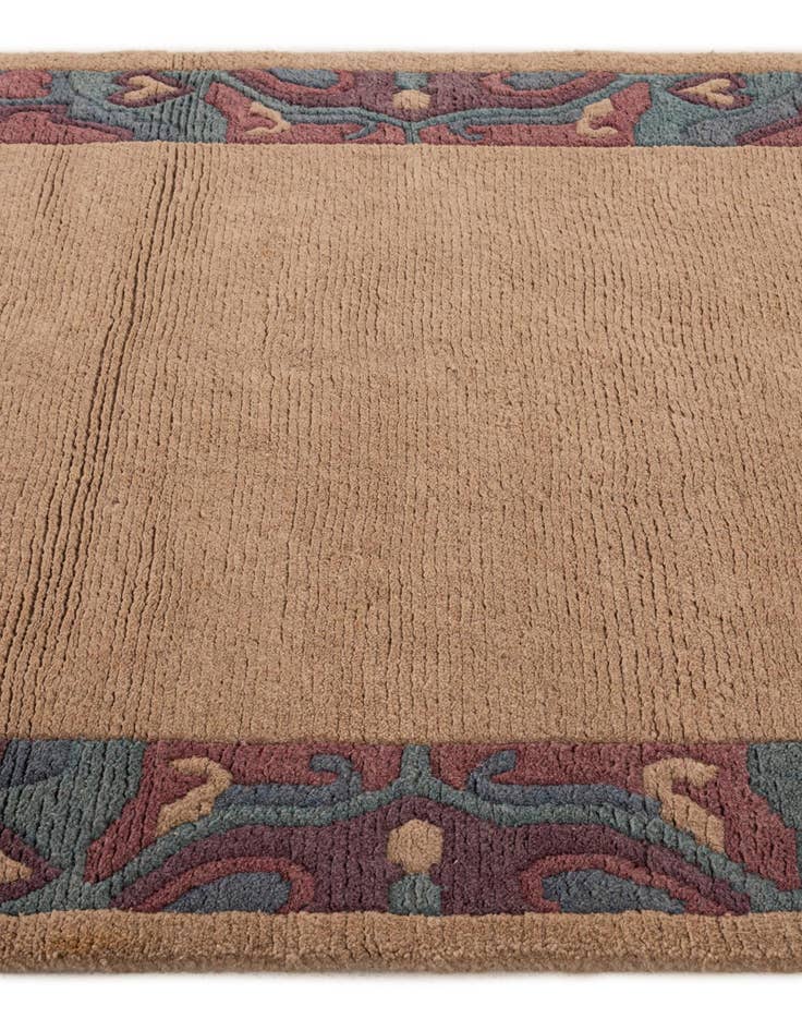 Detail image of  4' x 5' 9  Hand Knotted Nepal Wool Rug