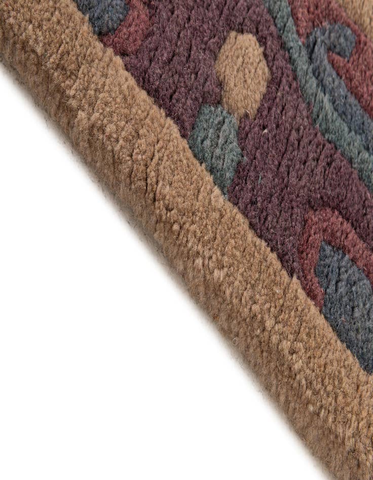 Detail image of  4' x 5' 9  Hand Knotted Nepal Wool Rug