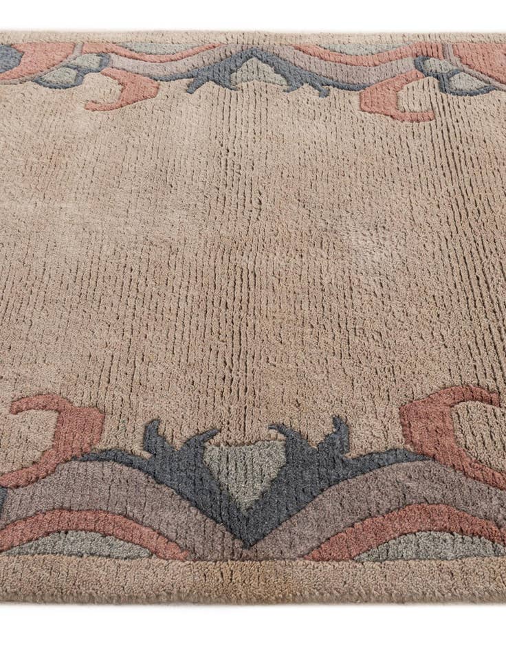 Detail image of  4' x 5' 10  Hand Knotted Nepal Wool Rug