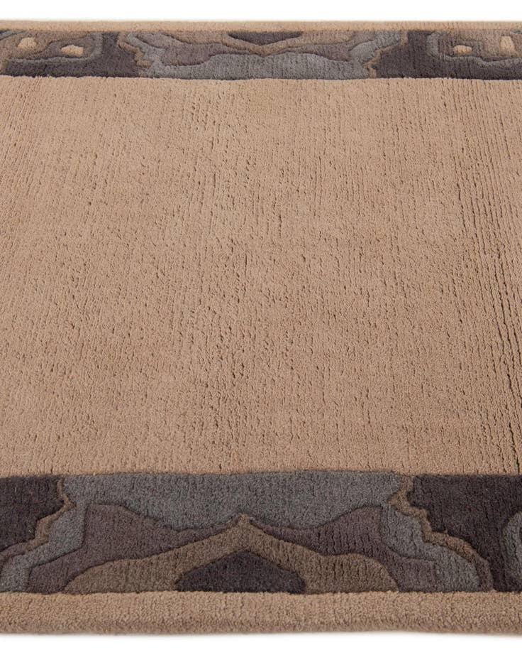 Detail image of  4' 2 x 5' 8  Hand Knotted Nepal Wool Rug