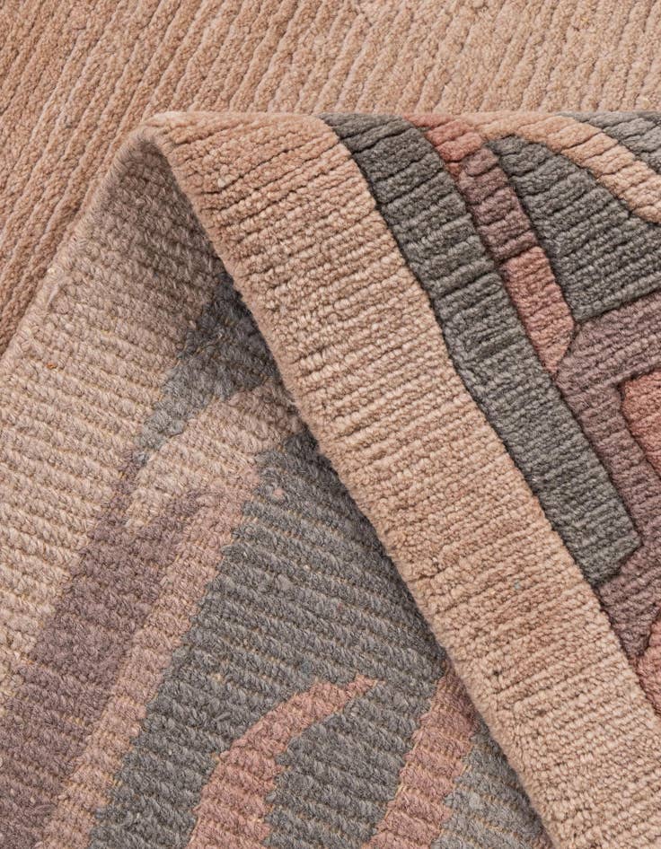 Detail image of  8' 4 x 11' 5  Hand Knotted Nepal Wool Rug